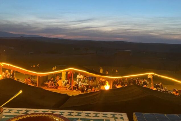 Dinner in the Agafay desert